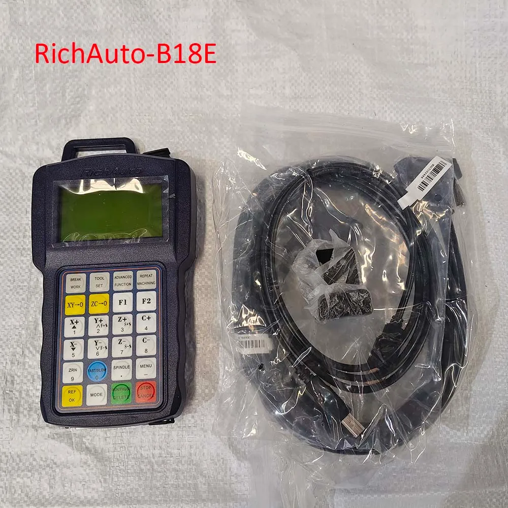 RichAuto DSP B18E 四轴旋转轴雕刻机控制系统（英文版）