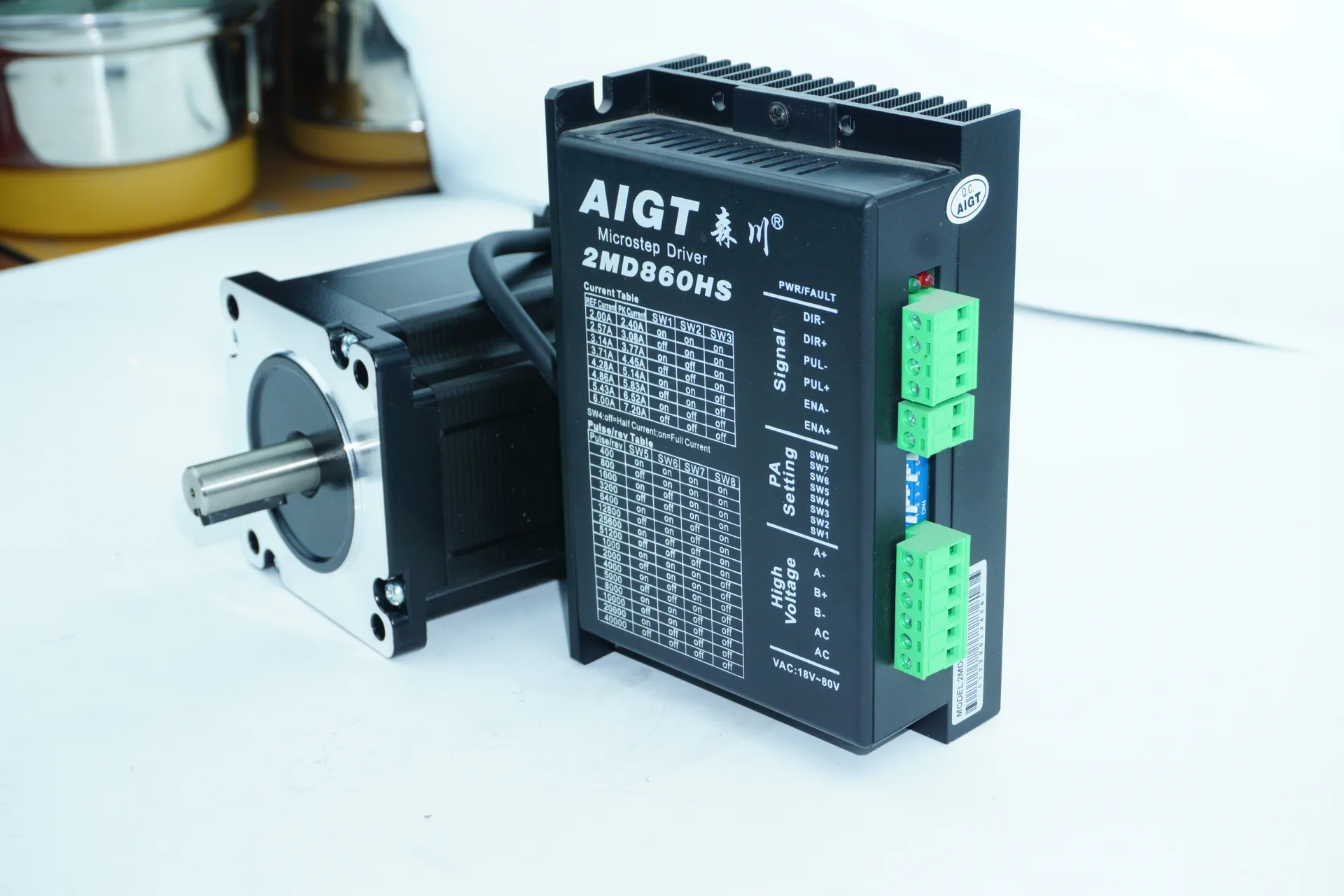 创伟电机 CW 400B stepper motor and Senchuan 2DM542 driver 详情图 7