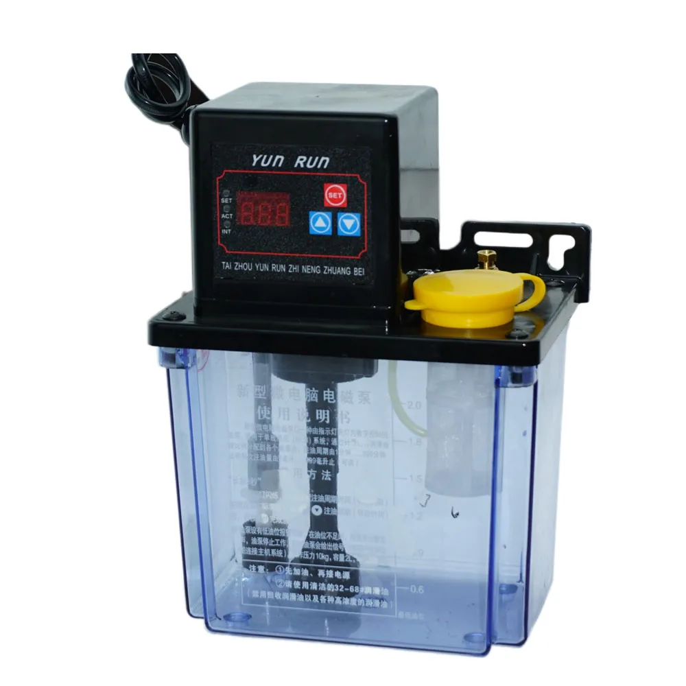 SKU_2L Electric Single-Display Lubrication Pump (No Pressure Gauge)