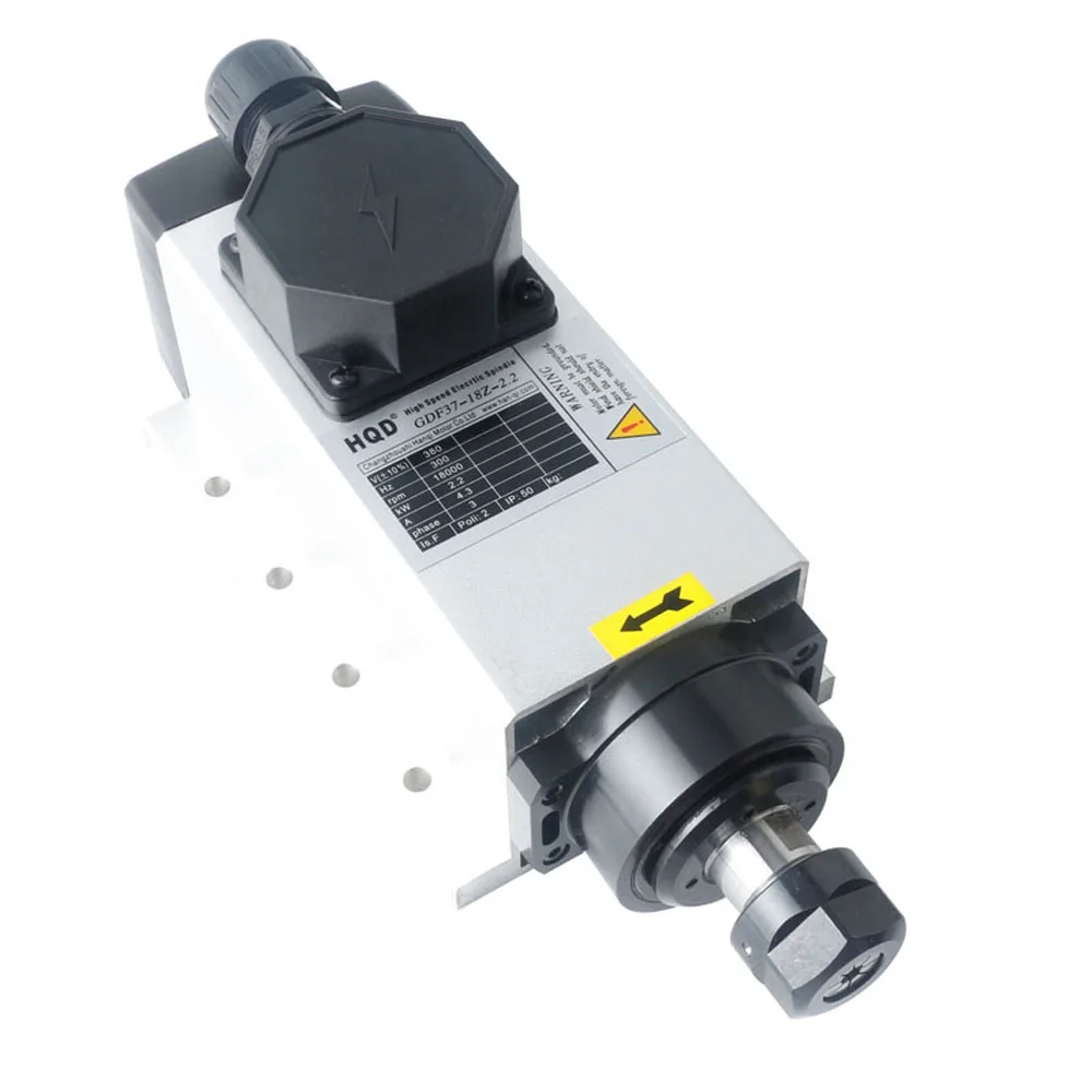 前程风冷主轴 GDF37-18Z 2.2KW with flange 详情图 2