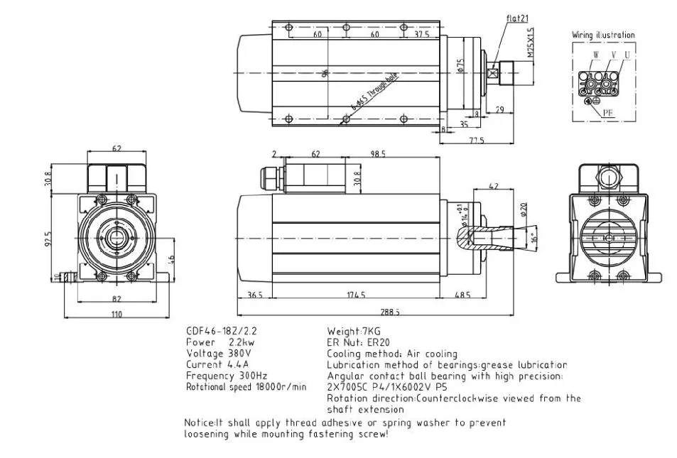 GDF46-18Z 2.2KW 220V detail photo 8
