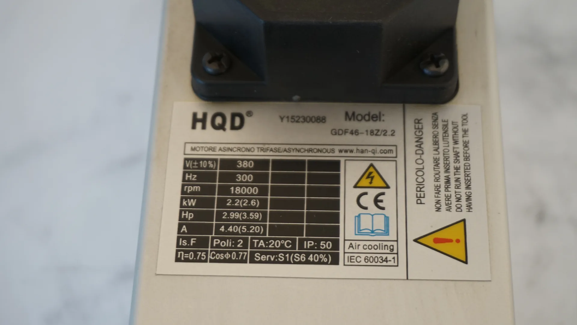 GDF46-18Z 2.2KW 380V detail photo 5