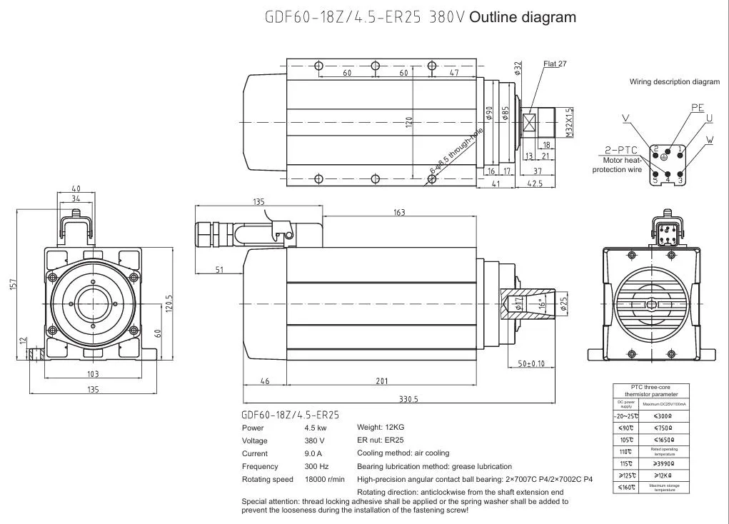 GDF60-18Z 4.5KW detail photo 7