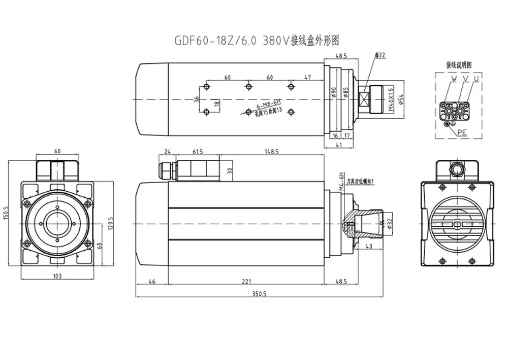 GDF60-18Z 6.0KW detail photo 3