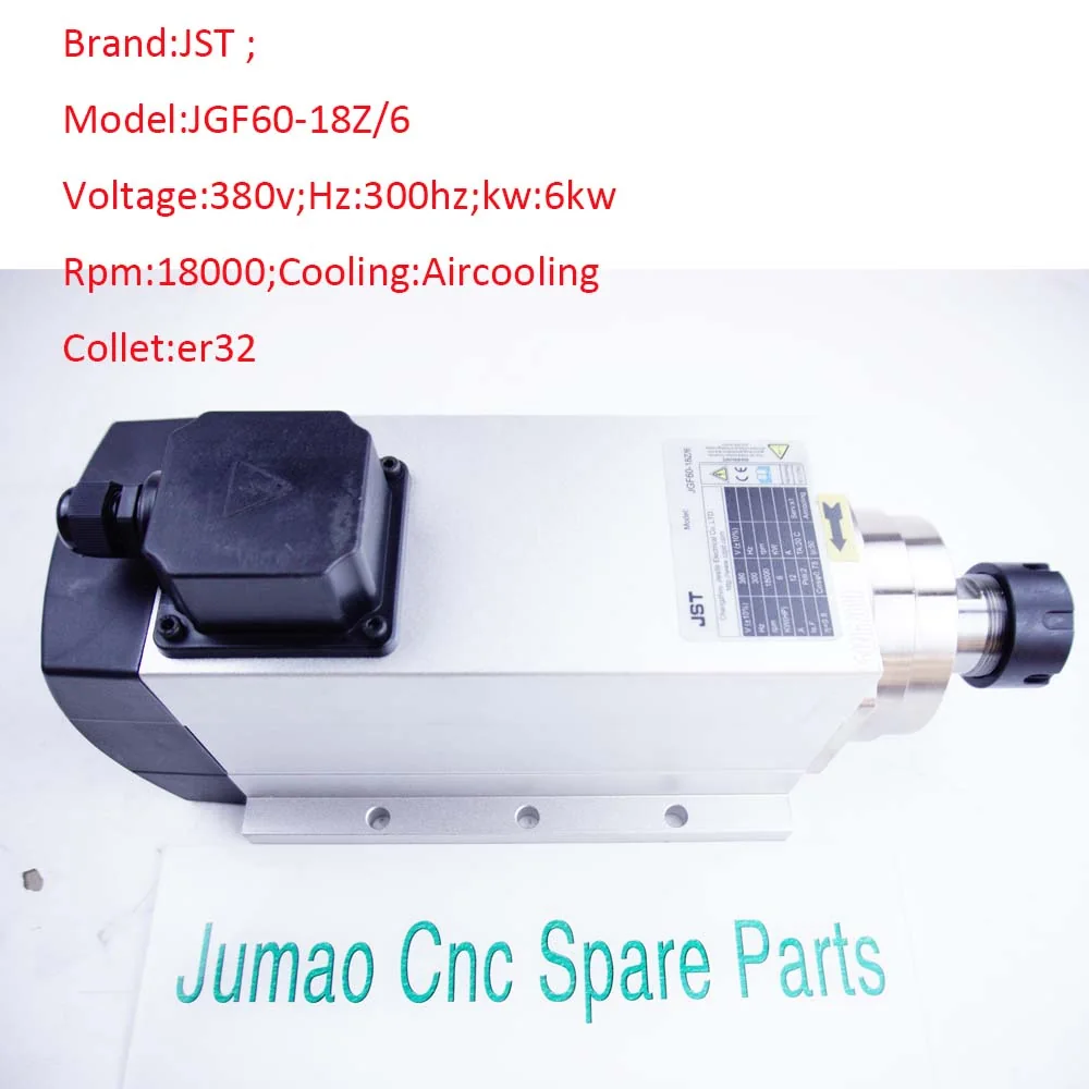 JST JGF60-18Z6 6kW Flanged Air-cooled Spindle