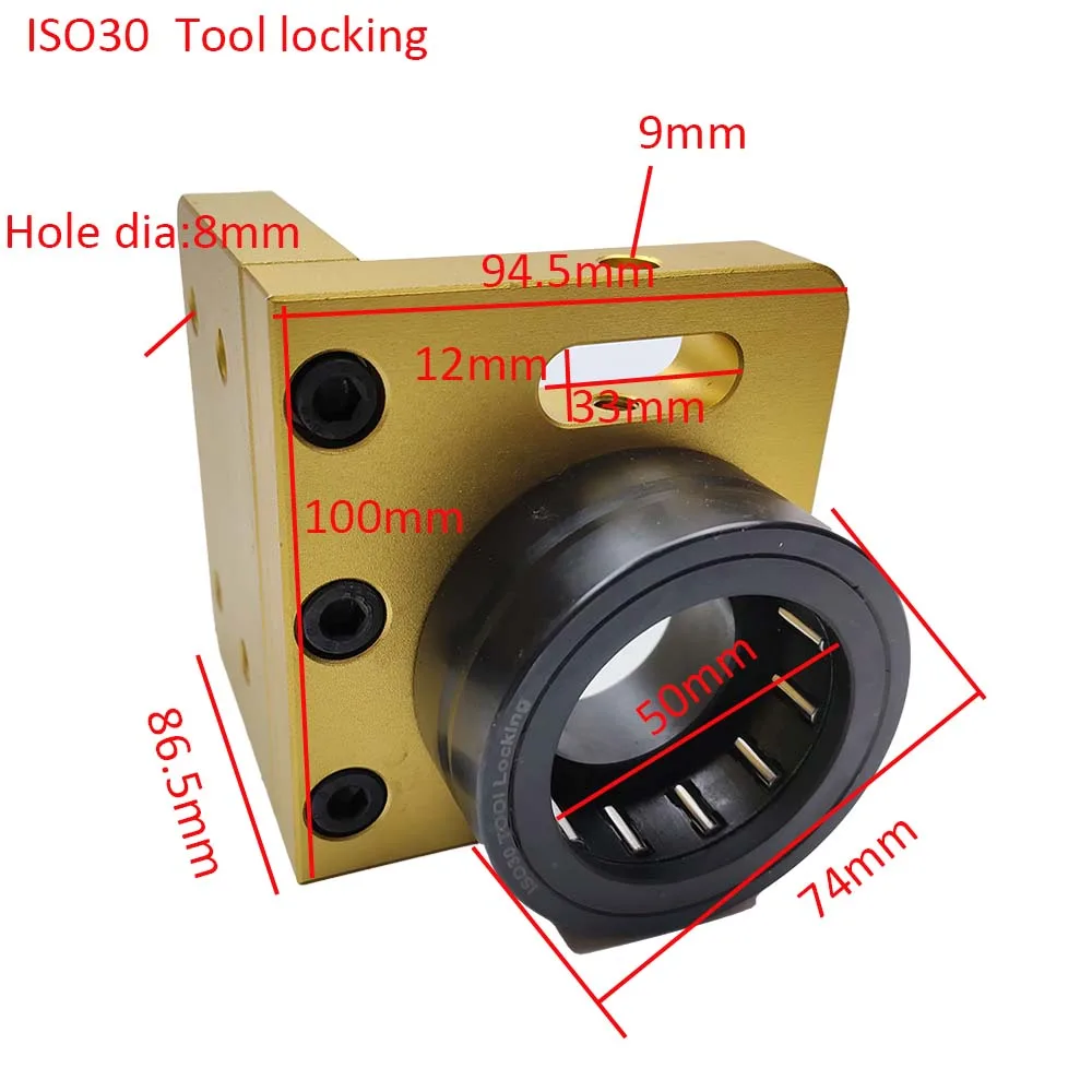 ISO30 Tool Holder Tighten Fixture with Handle