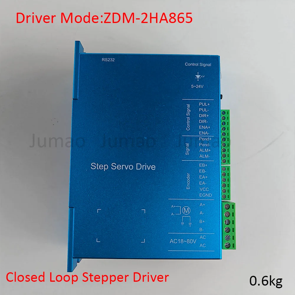 86 Closed-Loop Stepper Motor Kit (ZDM-2HA865 + 86EBP181ALC-TK0B) detail photo 1